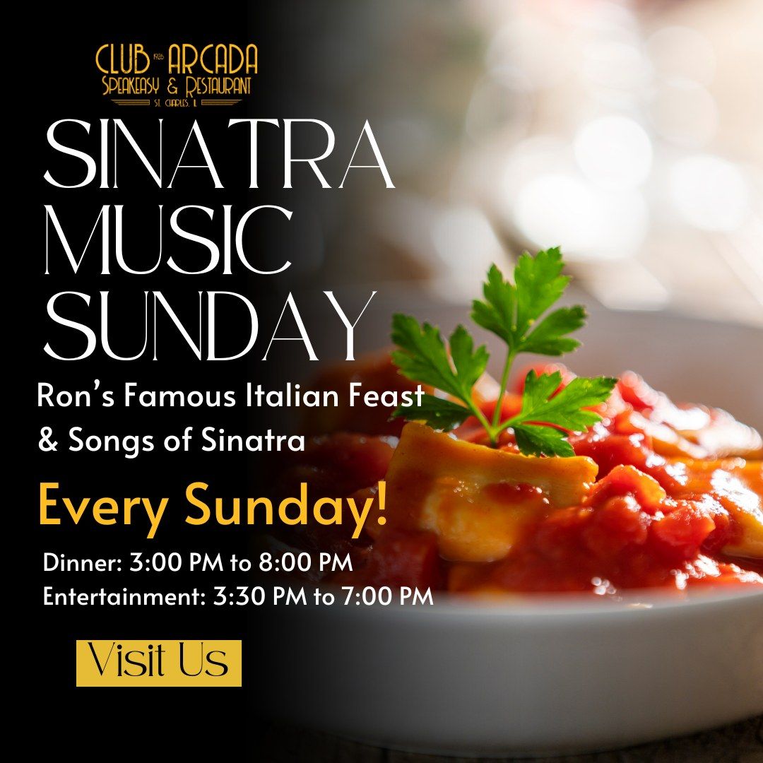 Sinatra Music Sunday: Italian Feast & Songs of Sinatra with Nick Pontarelli