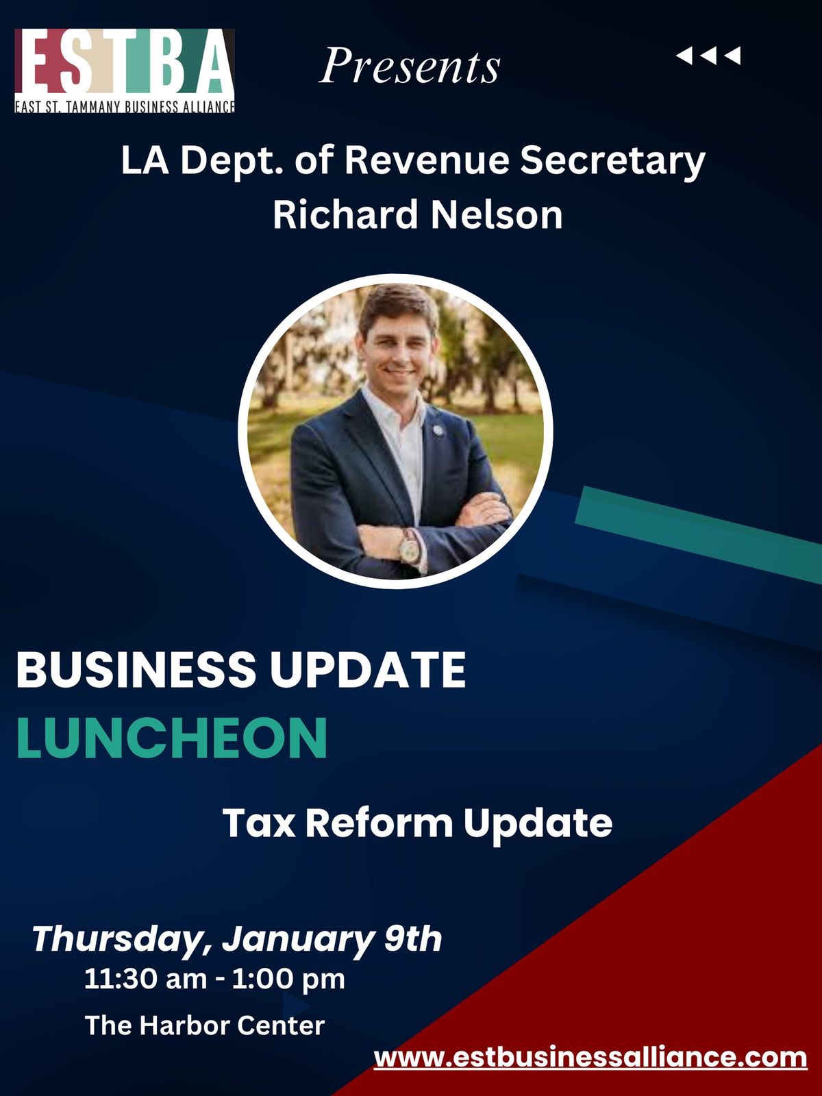 Tax Reform Update - LA Dept. of Revenue Secretary Richard Nelson