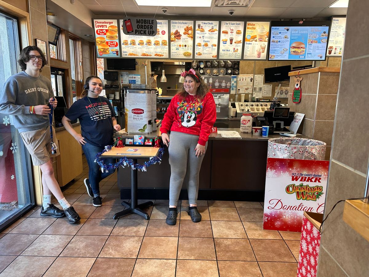 Christmas Wish Fundraiser at Dairy Queen