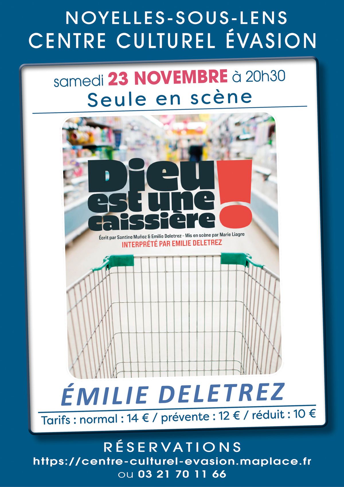 Dieu est une caissi\u00e8re - Emilie Deletrez