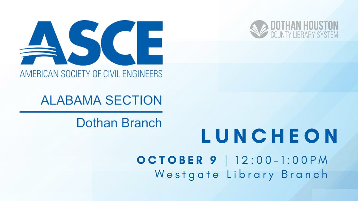 American Society of Civil Engineers Luncheon