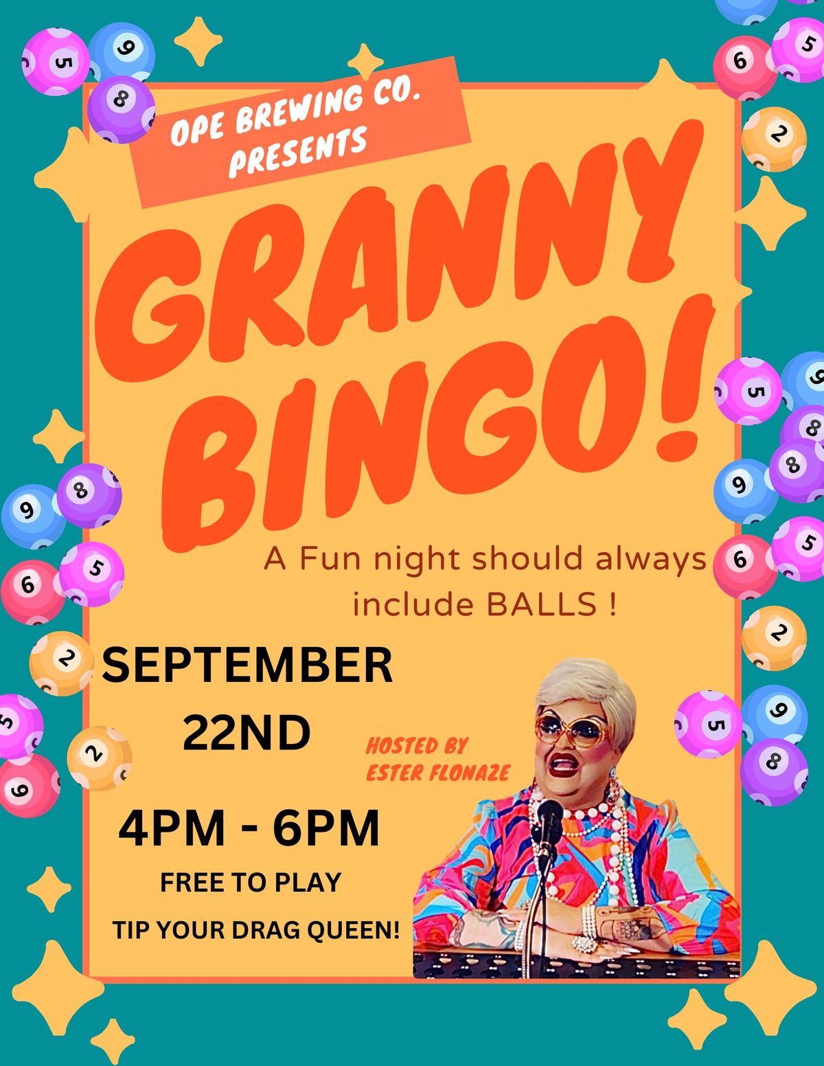 Granny Bingo hosted by Ester Flonaze - FREE to play!