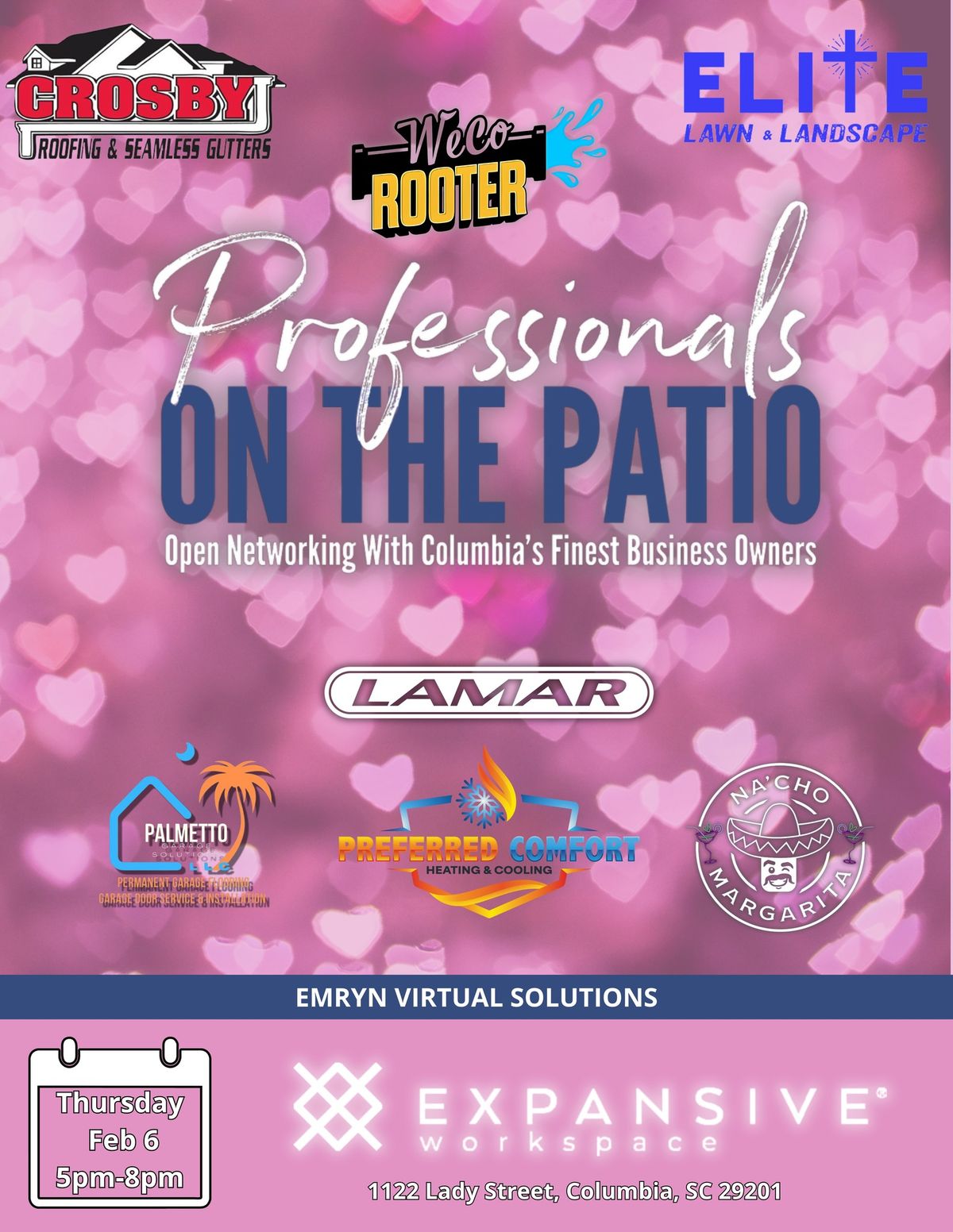 Professionals on the Patio- Feb 6