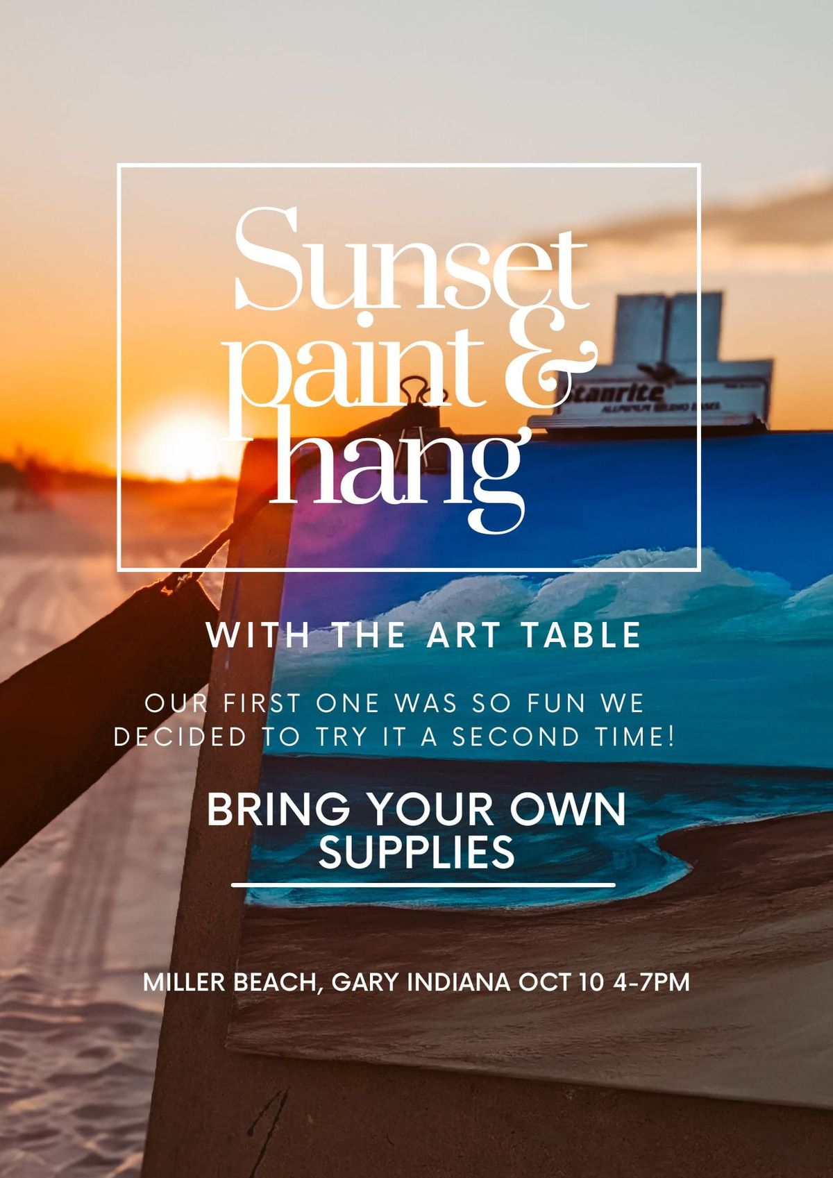 Second Sunset Paint & Hang! 