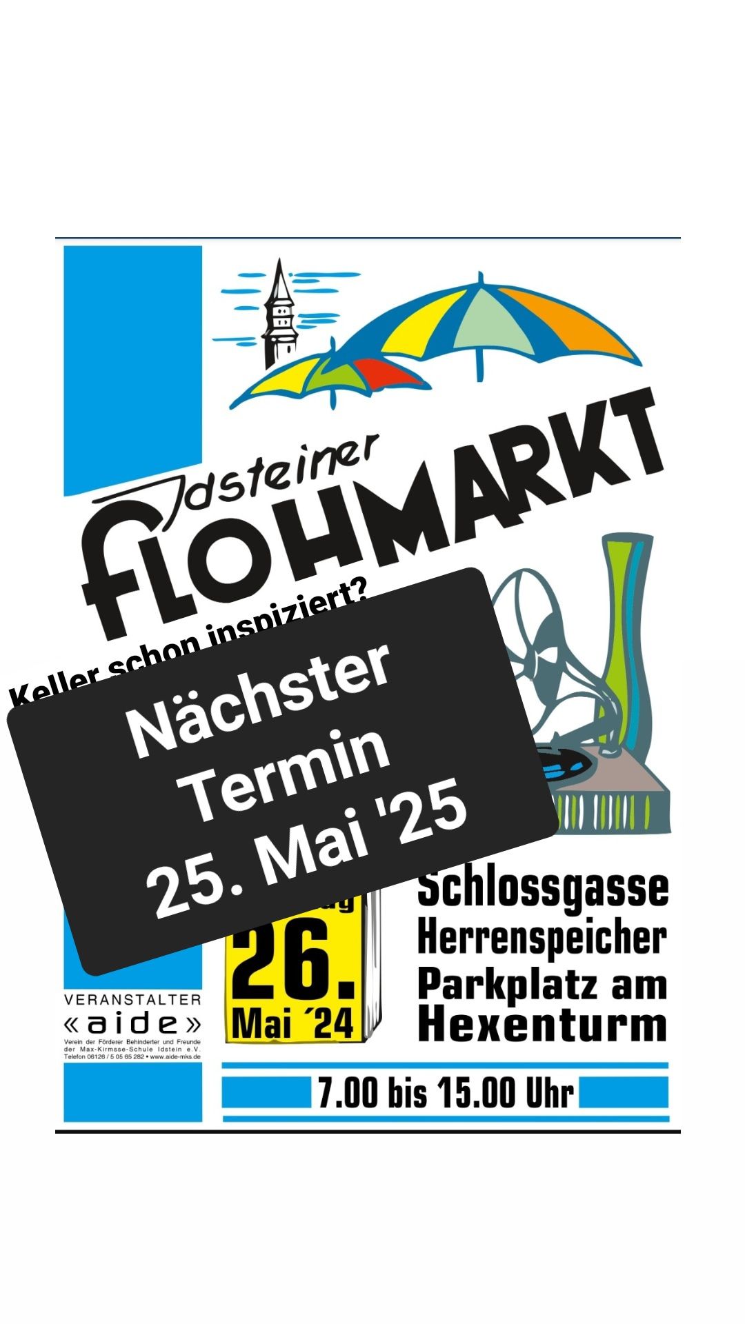 Traditioneller Idsteiner Flohmarkt