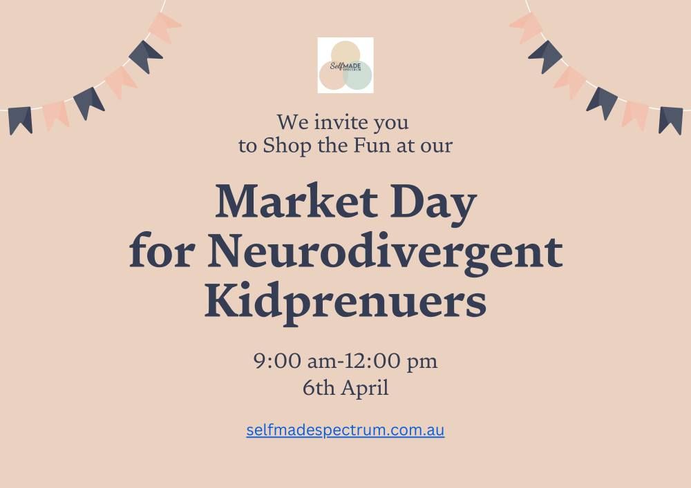 Market Day for Neurodivergent Kidpreneurs with City of Wanneroo