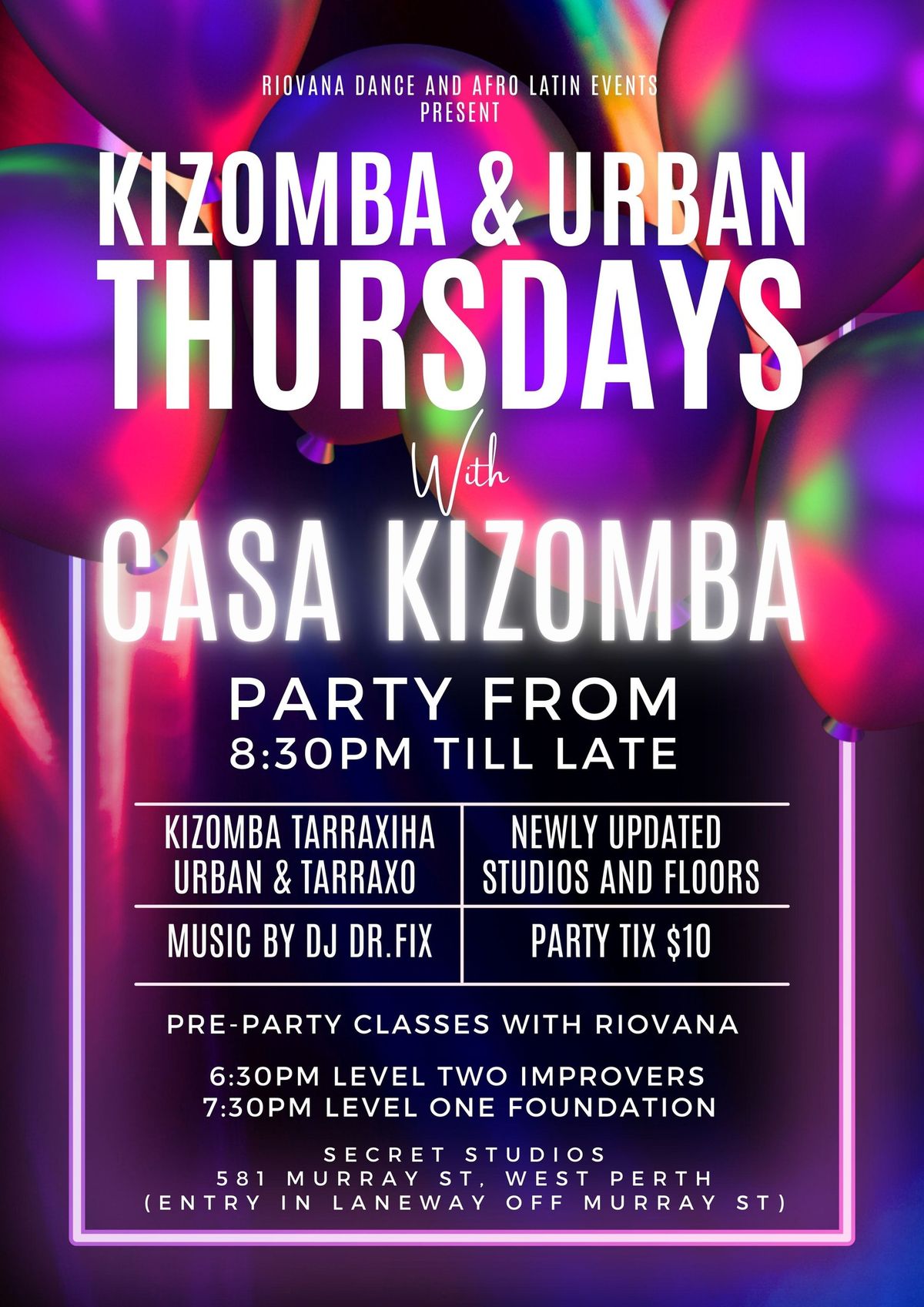 Kizomba & Urban Thursdays with Casa Kizomba