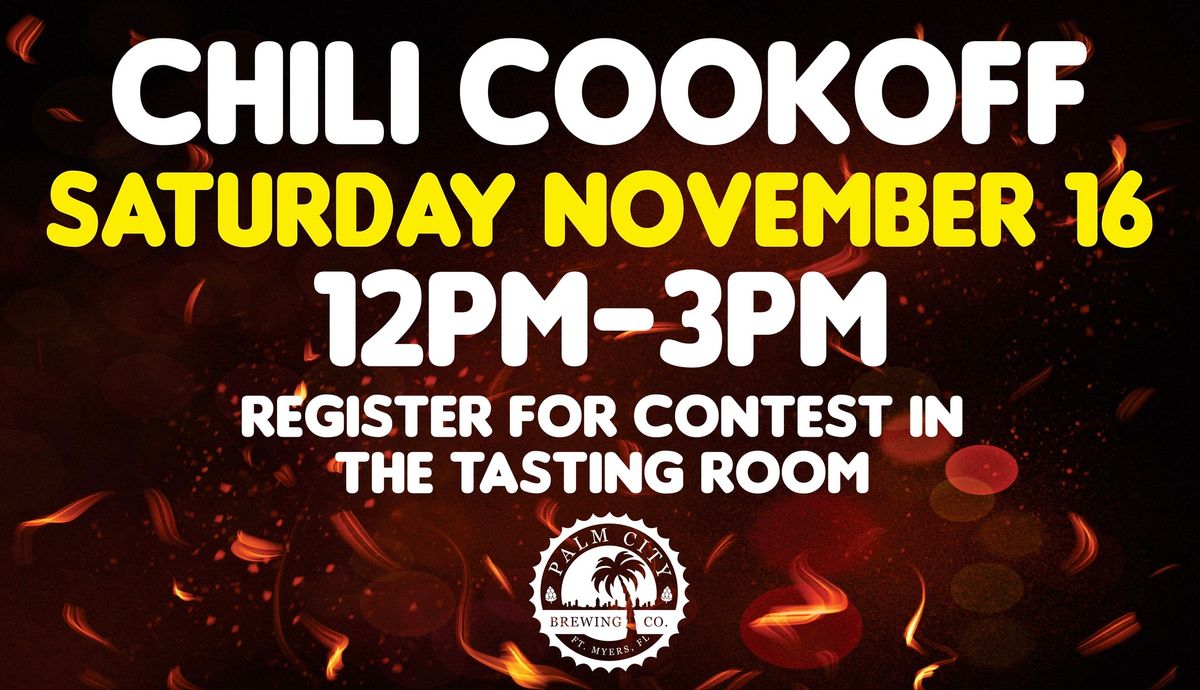 PCB Open - Chili Cookoff Competition 