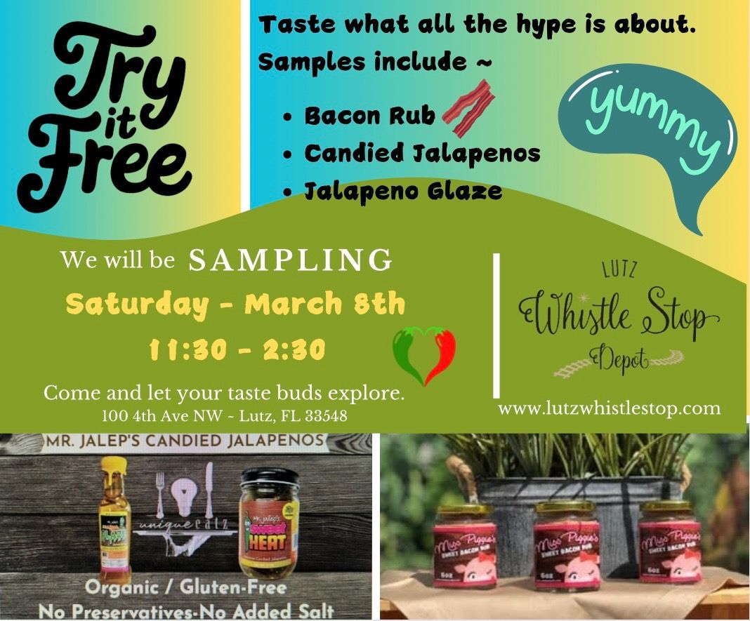 Bacon Rub and Candied Jalapeno Tasting