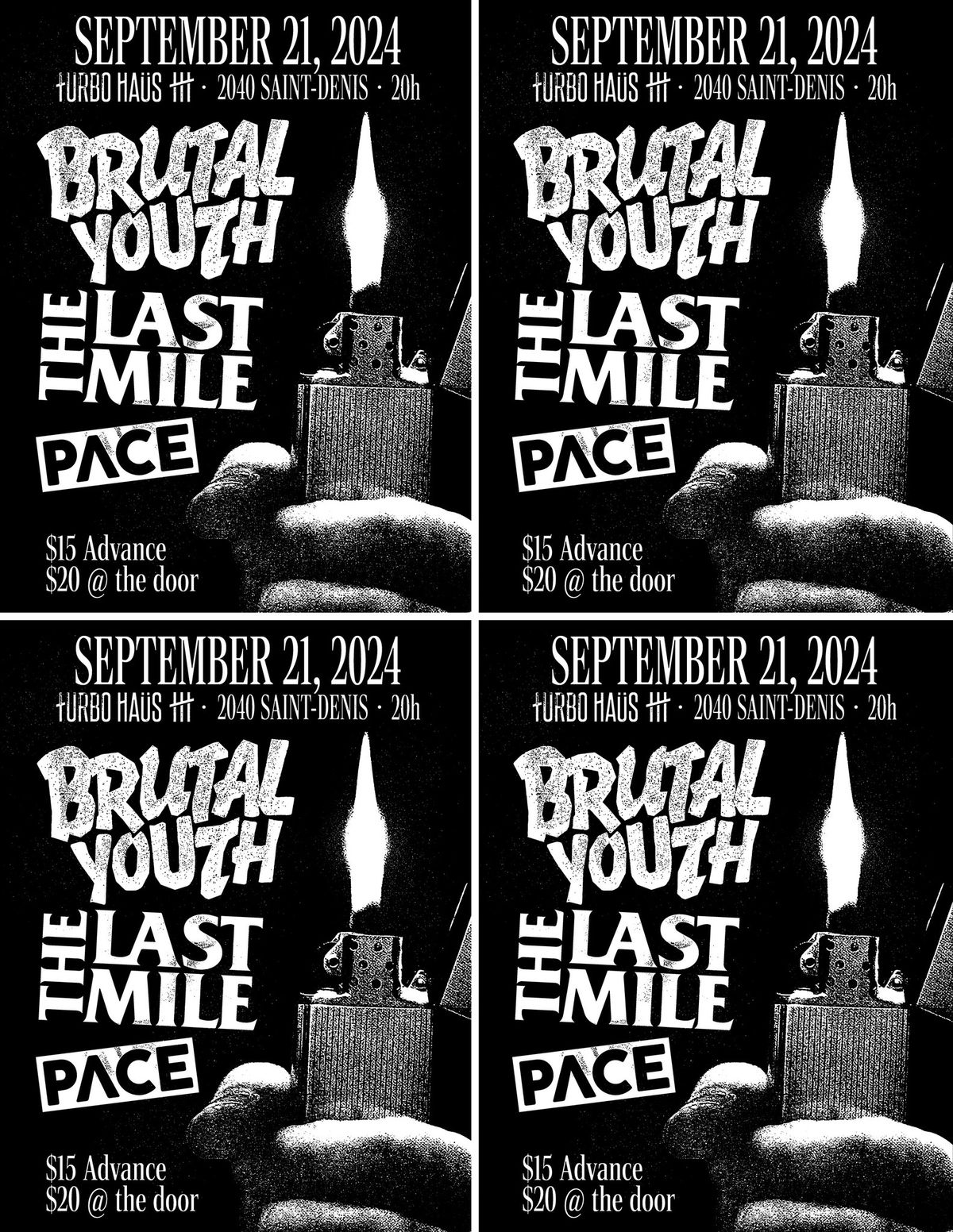 Brutal Youth \/ The Last Mile \/ Pace @ Turbo Haus