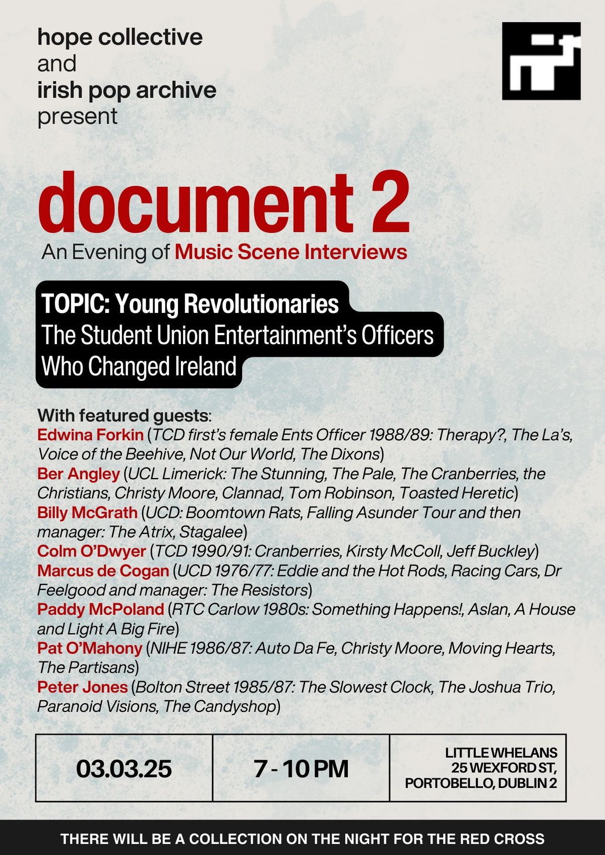 document 2 \u2013 An Evening of Music Scene Interviews