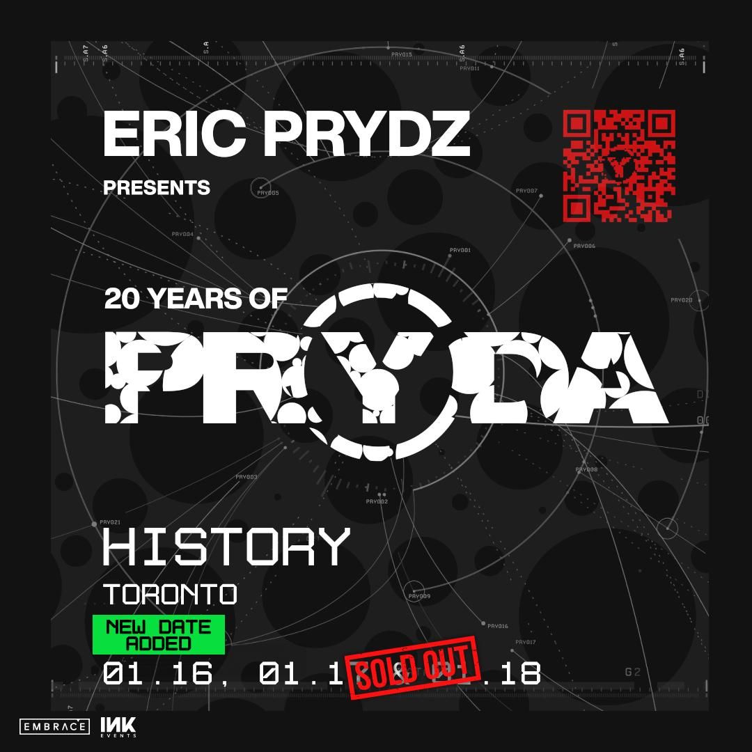 Eric Prydz at History Toronto