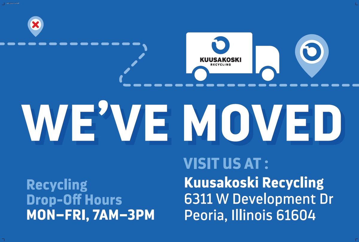 NEW LOCATION - Kuusakoski - Peoria JULY Saturday Electronics Recycling Drop-Off