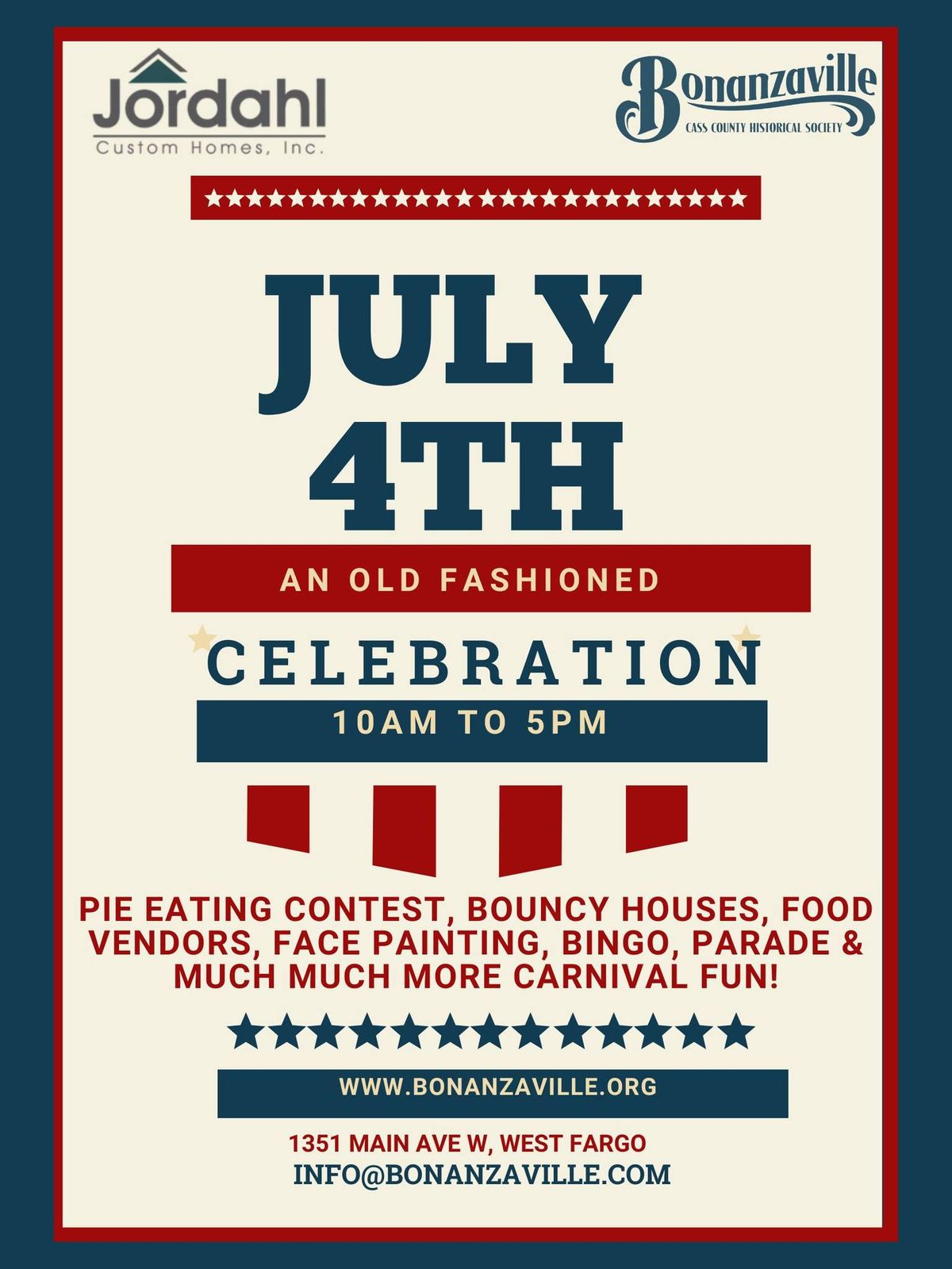 4th Of July-An Old Fashioned Celebration at Bonanzaville!