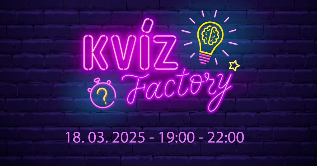 Kv\u00edz Factory vol.13