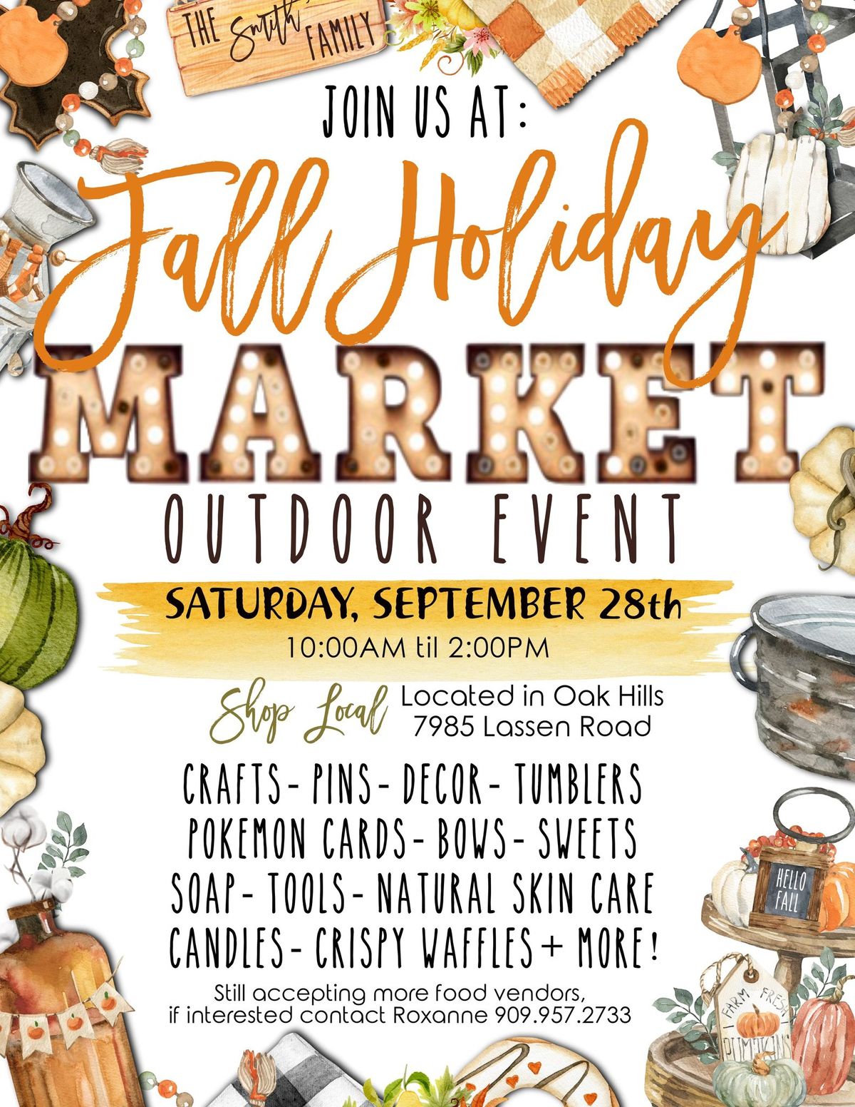 Fall Holiday Market