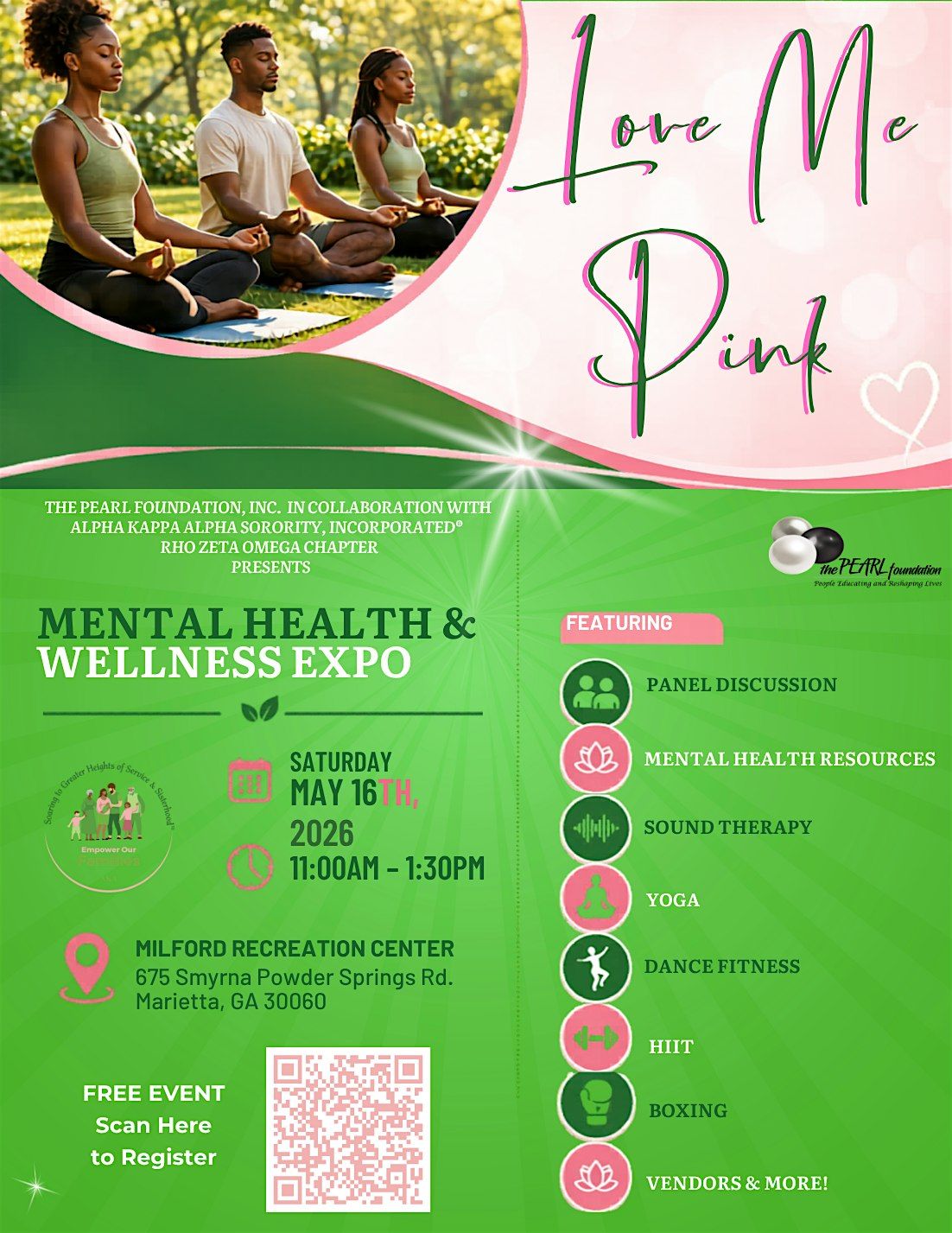 Love Me Pink: Mental Health & Wellness Expo