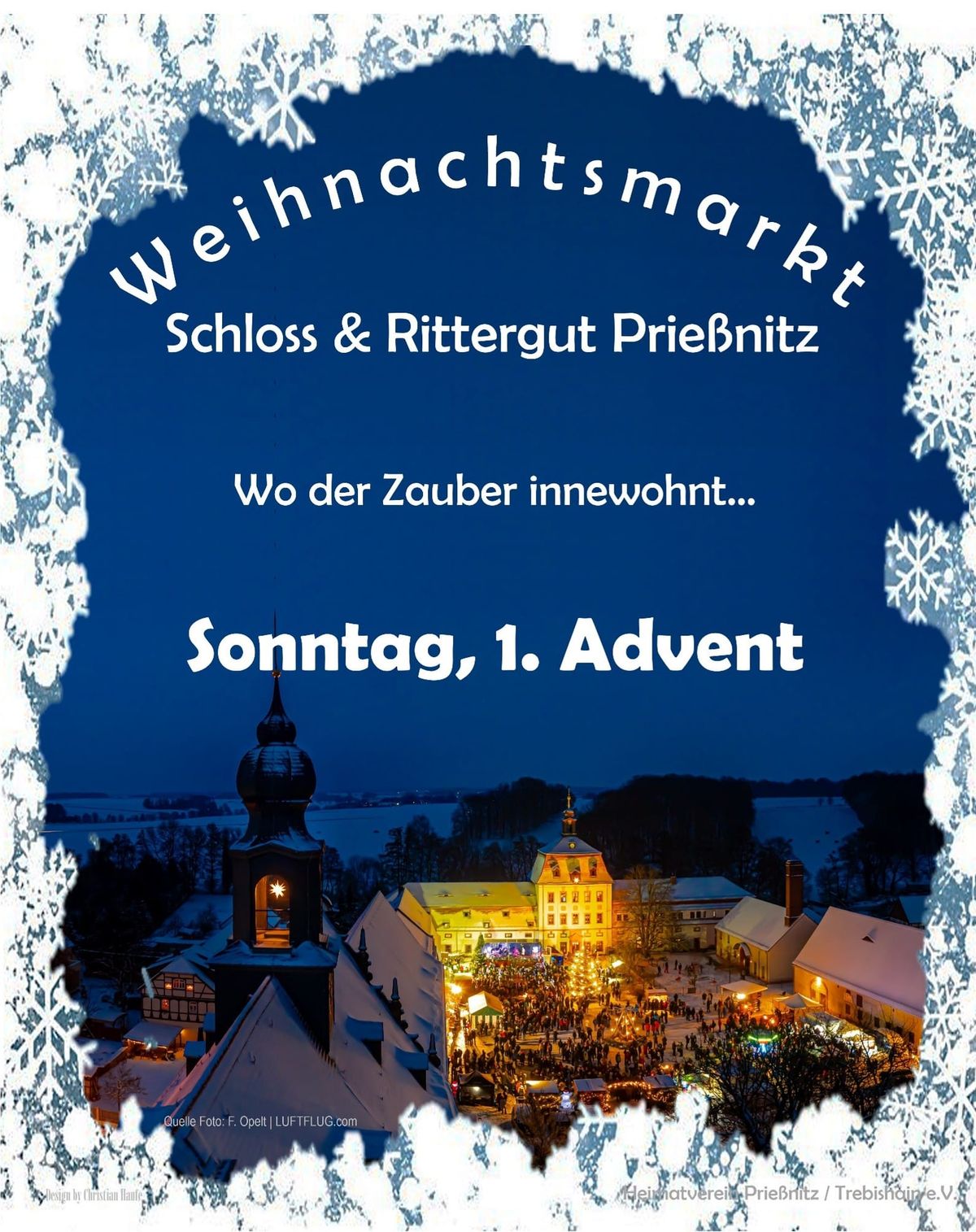 Weihnachtsmarkt Schloss & Rittergut Prie\u00dfnitz - da wo der Zauber innewohnt 