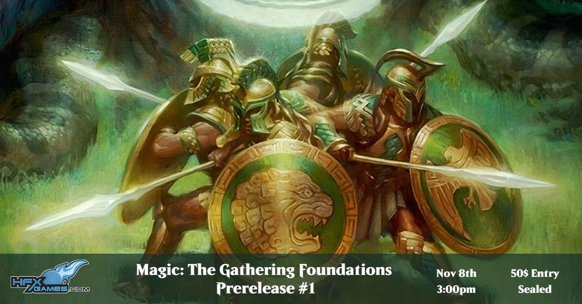 Magic the Gathering: Foundations Prerelease #1