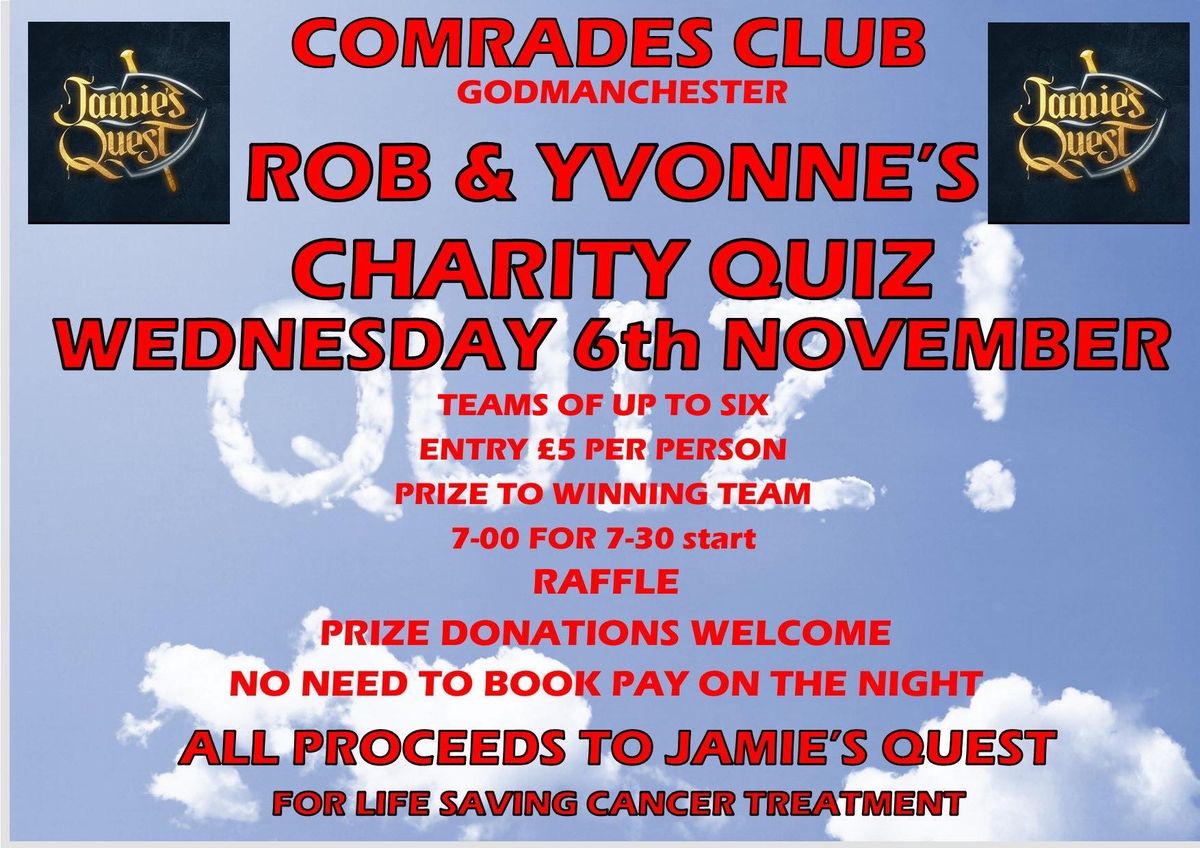 QUIZ NIGHT FOR JAMIE\u201dS QUEST