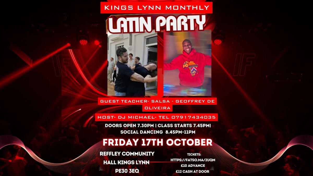 KINGS LYNN MONTHLY LATIN PARTY