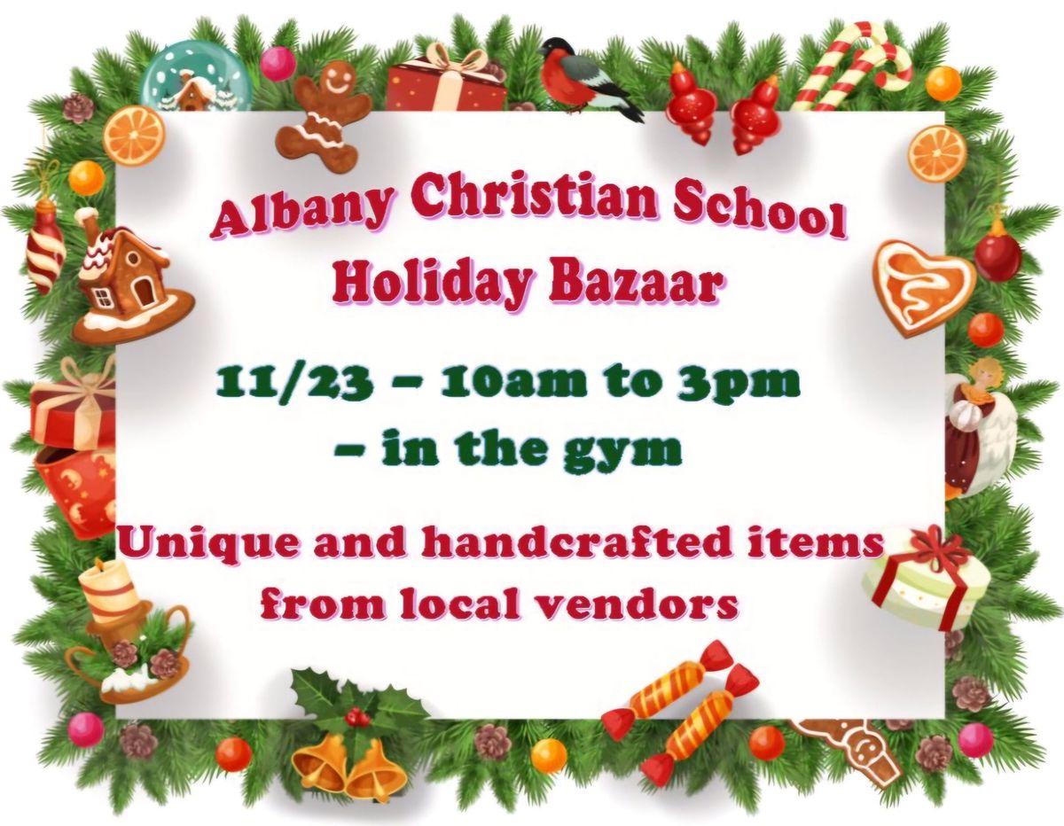 ACS PTO Holiday Bazaar 2024