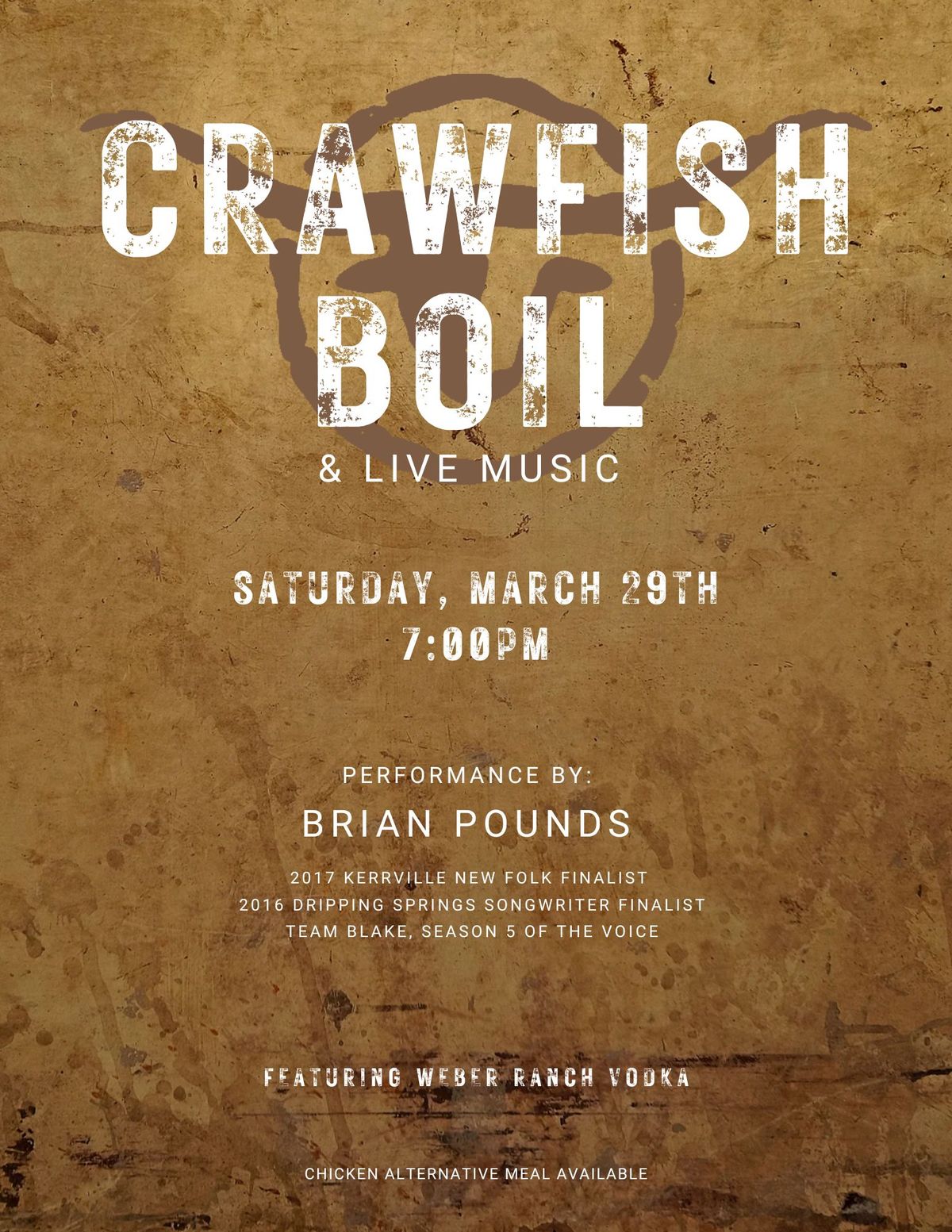 \ud83e\udd9e Crawfish Boil & Live Music \ud83c\udfb6