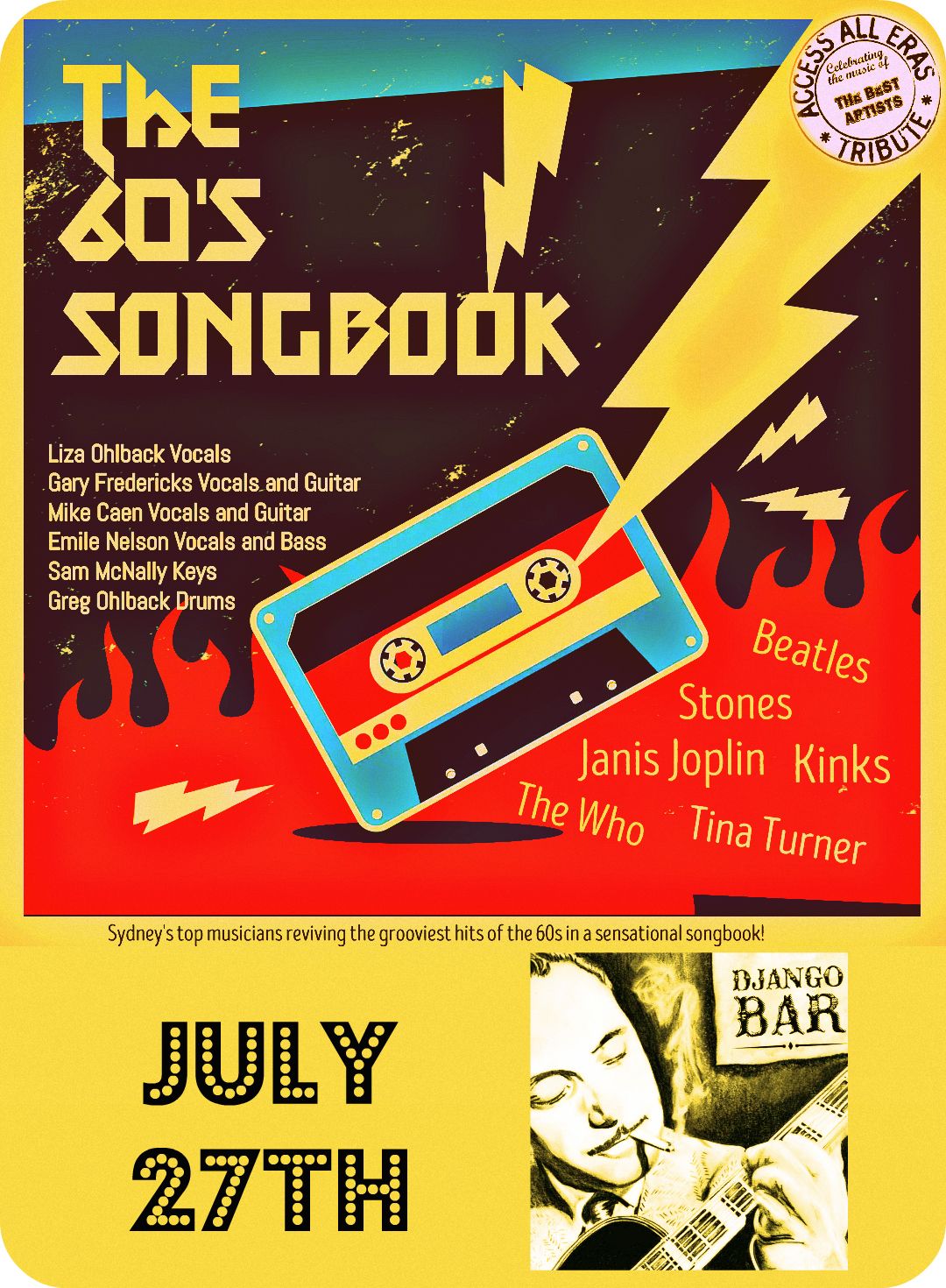 The 60's Songbook at Django @Camelot