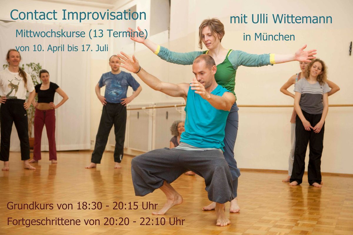 Contact Improvisation Kurse mit Ulli Wittemann in M\u00fcnchen