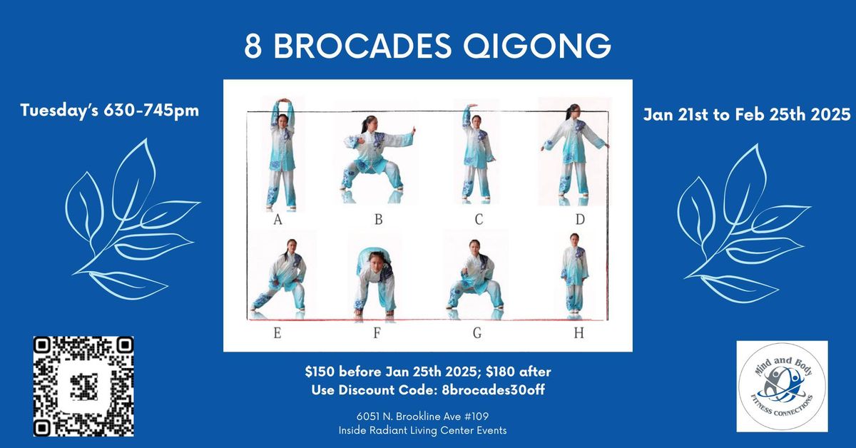 8 Brocades Qigong 6 Week Class Series with Gwyn