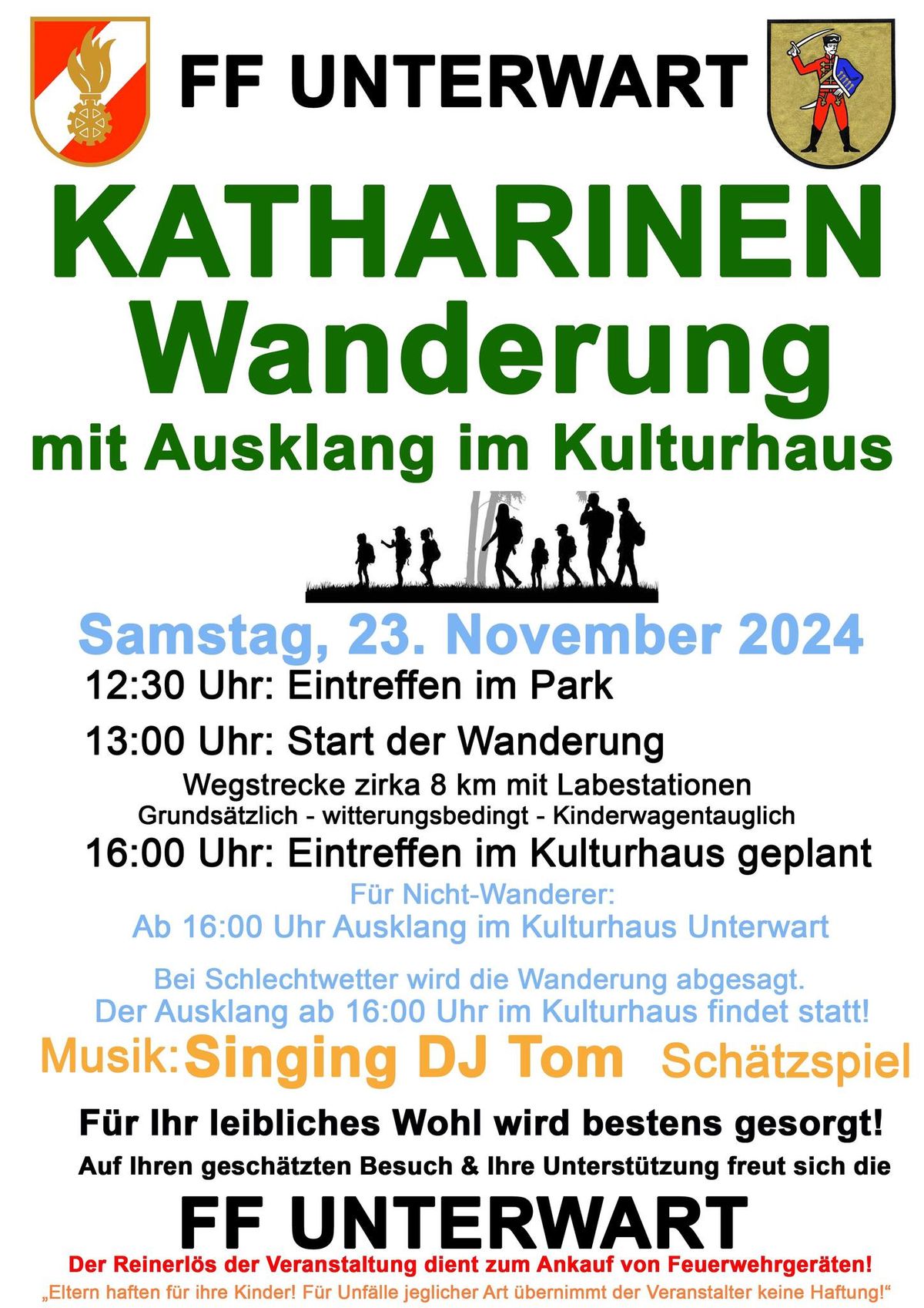 KATHARINEN Wanderung mit Ausklang im Kulturhaus