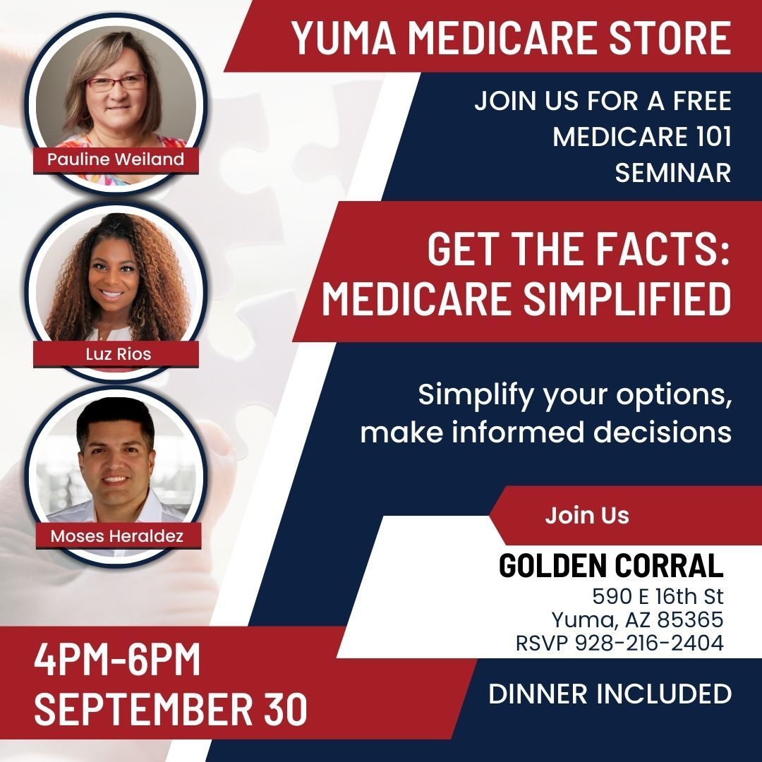 Medicare 101 Seminar & Free Dinner