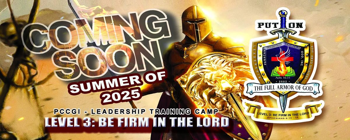 PCCGI LEADERSHIP TRAINING CAMP 2025