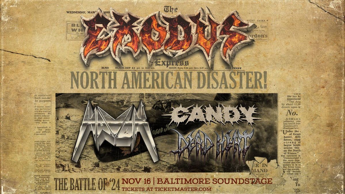  Exodus with special guests Havok, Candy and Dead Heat