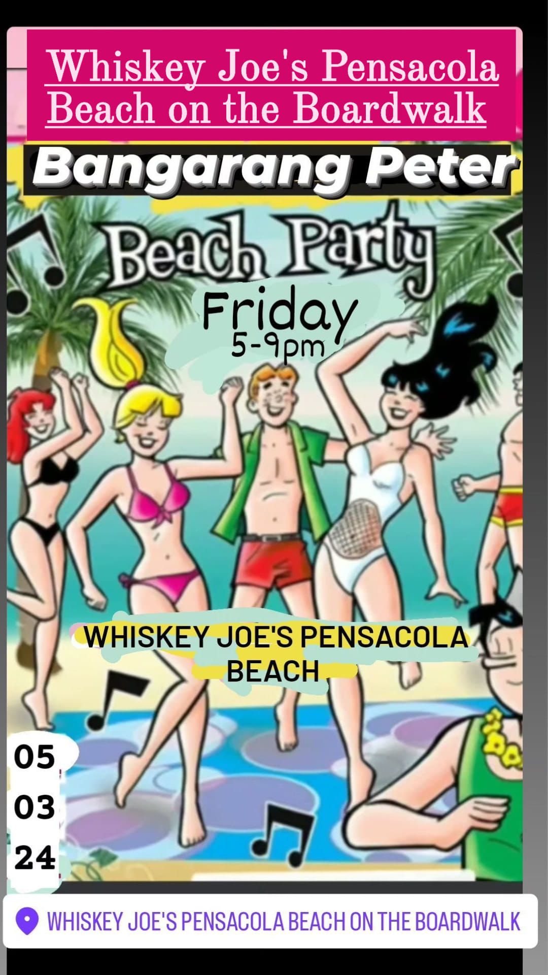 Bangarang Peter ROCKS Whiskey Joe's on Pensacola Beach 