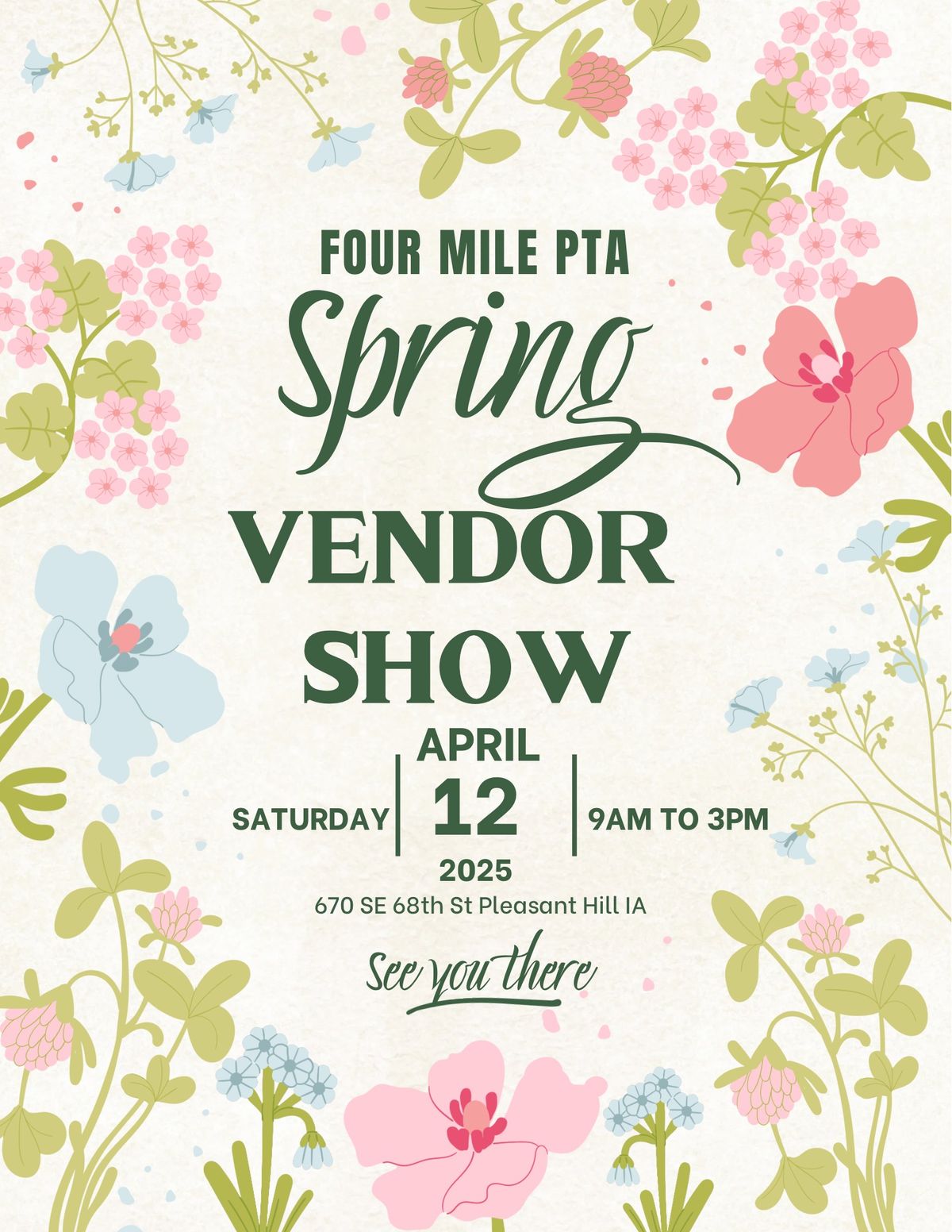 Four Mile PTA Spring Vendor Show 