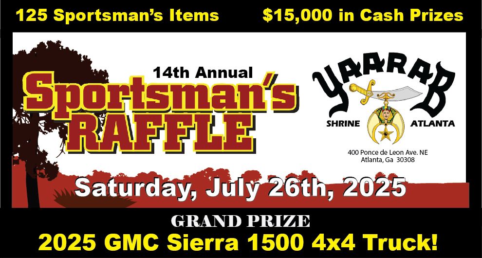 14th Annual Yaarab Shrine Sportsman's Raffle