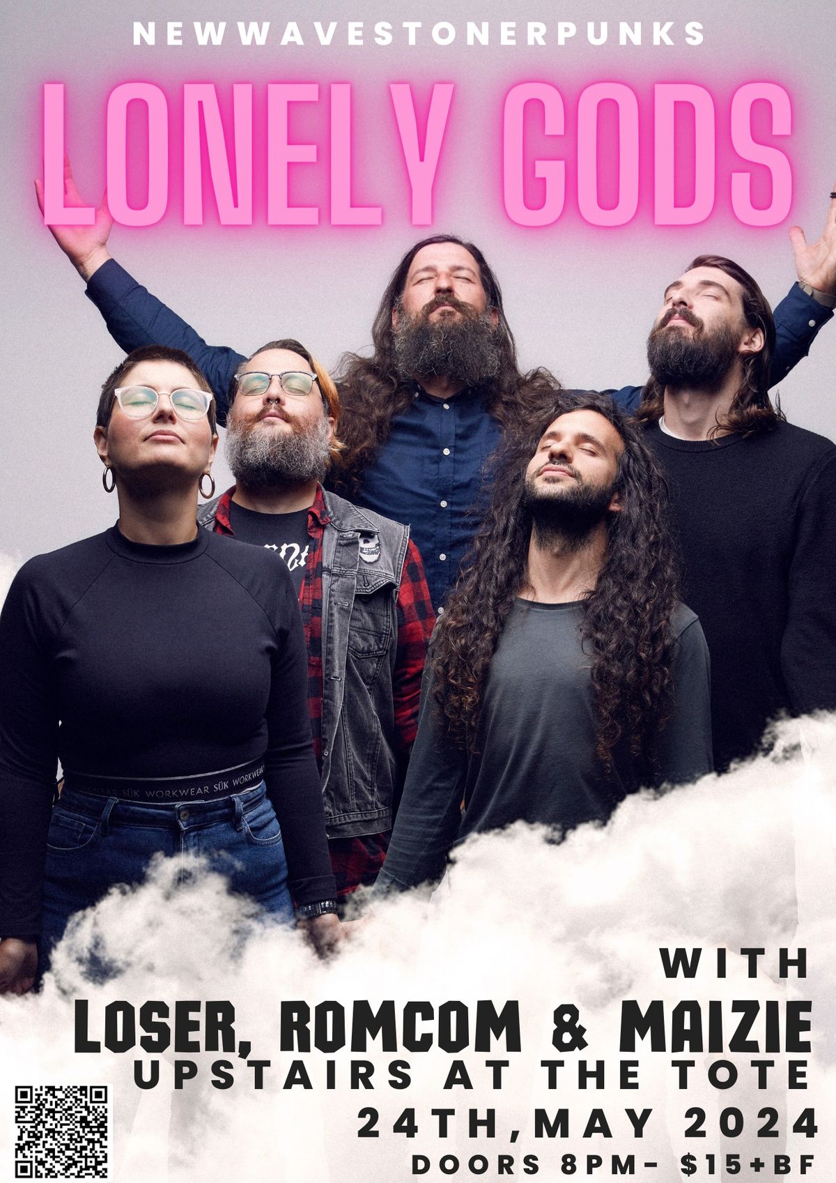 LONELY GODS @ THE TOTE w\/ LOSER, ROMCOM, MAIZIE