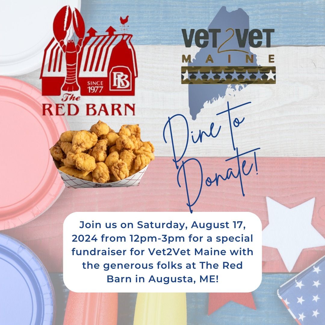 Vet2Vet Maine x The Red Barn Dine to Donate!