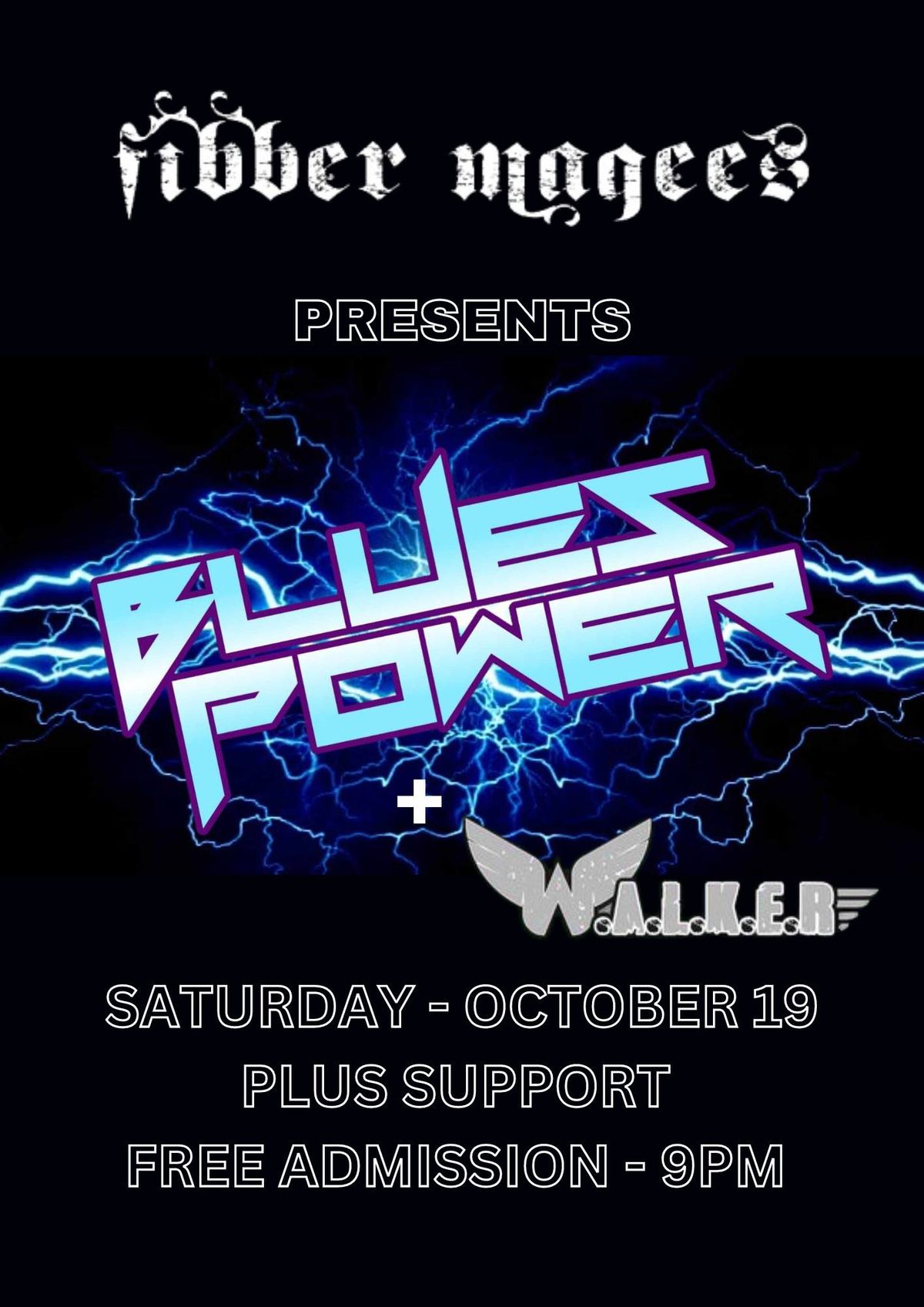 Blues Power plus Support Walker , Free admission 