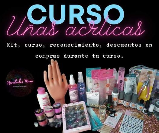 Curso básico de aplicación de uñas acrílicas, Plaza Guerrero Once Diez,  Pachuca, 10 July 2021