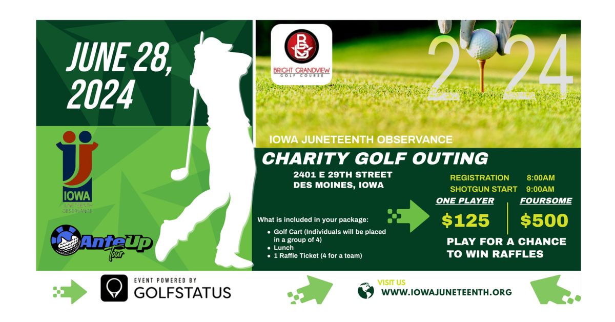 Iowa Juneteenth Observance Charity Golf Outing