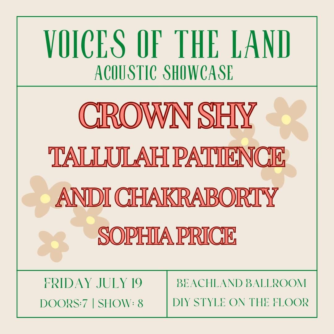 Voices of the Land: Acoustic Showcase