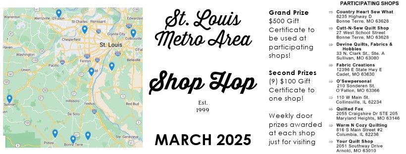 St. Louis Area Metro Shop Hop 2025