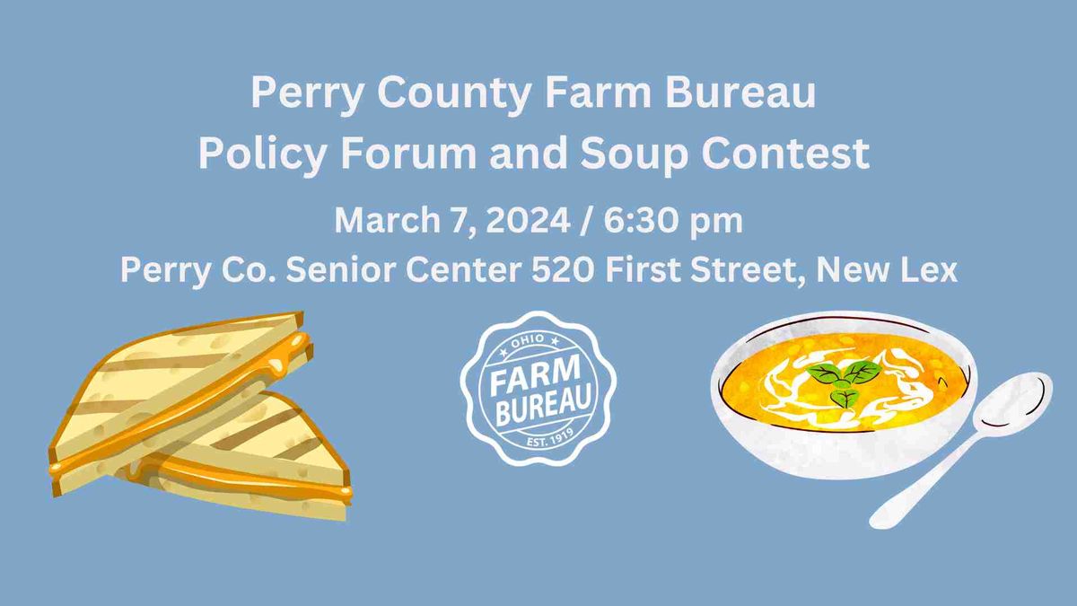 Policy Forum & Soup Contest