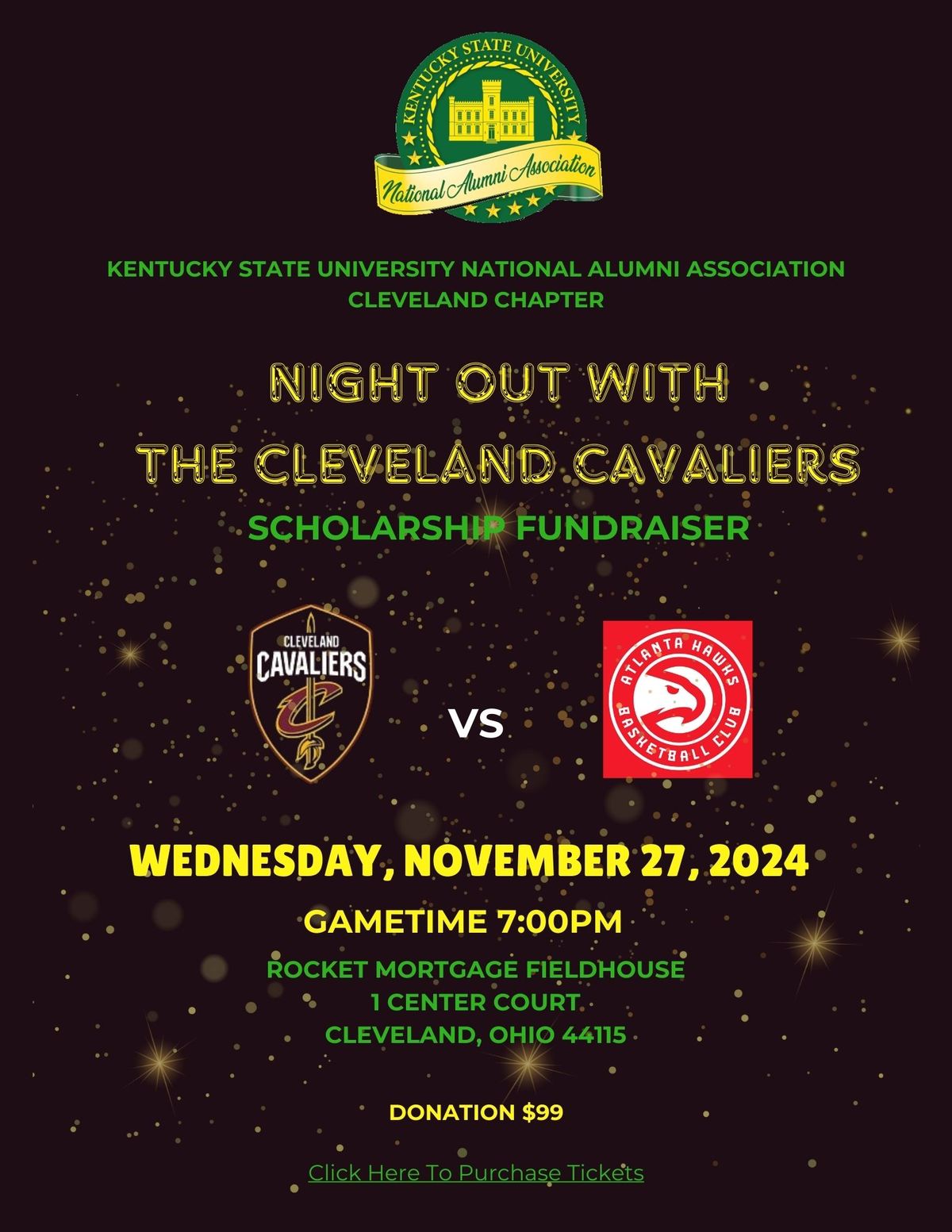 KSUNAA CLE NIGHT OUT WITH THE CLEVELAND CAVALIERS