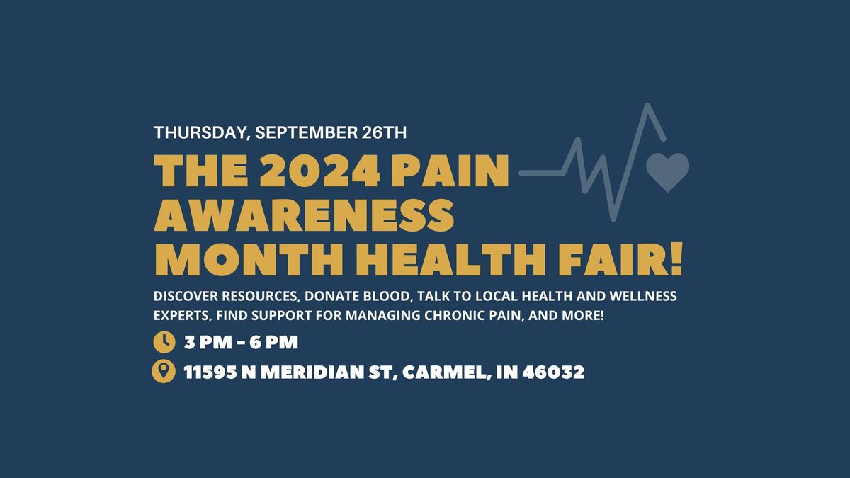 Center For Pain's 2024 Pain Awareness Month Health Fair