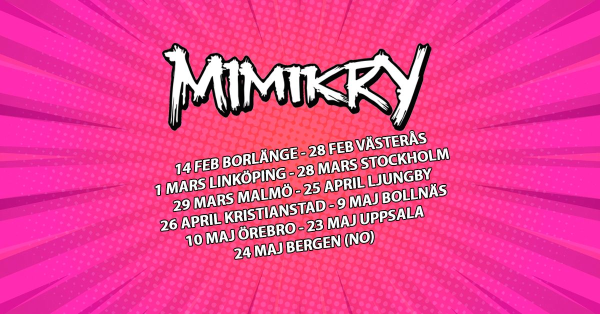 Mimikry (SE) LIVE - 29 mars p\u00e5 Babel