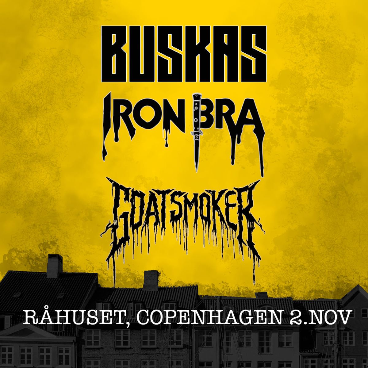 Vinyltroll Records - BUSKAS  - IRON BRA - GOATSMOKER