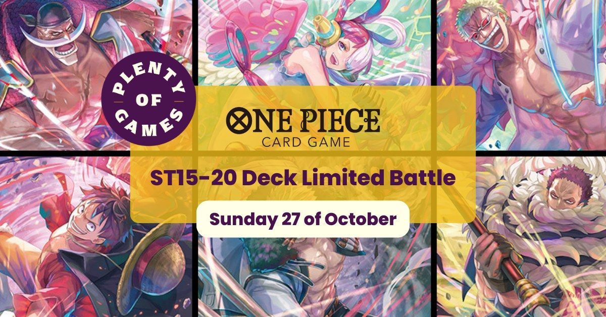 One Piece ST15-ST20 Starter Deck Limited Battle